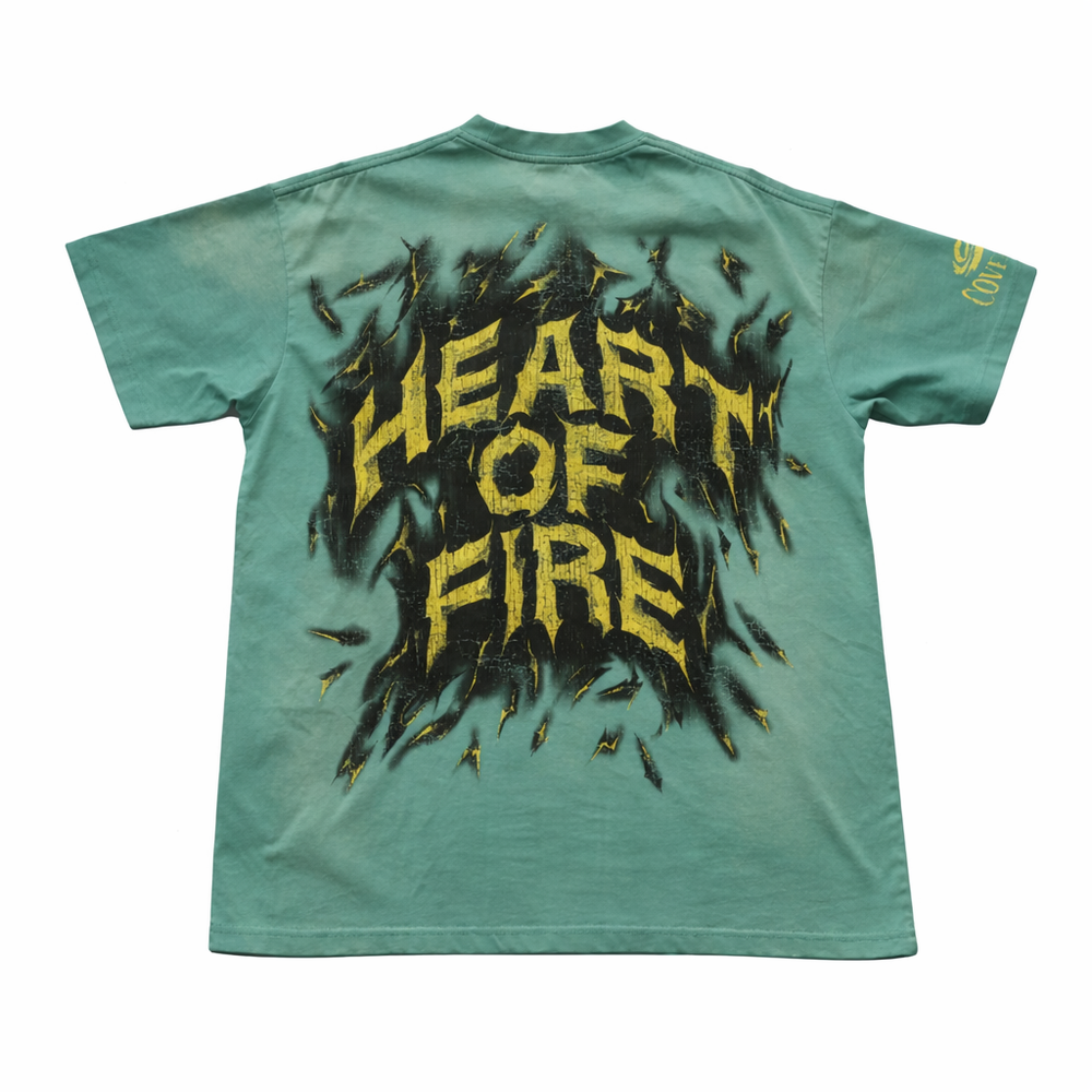 Covenant Conflagration Heart (Teal) T-Shirt