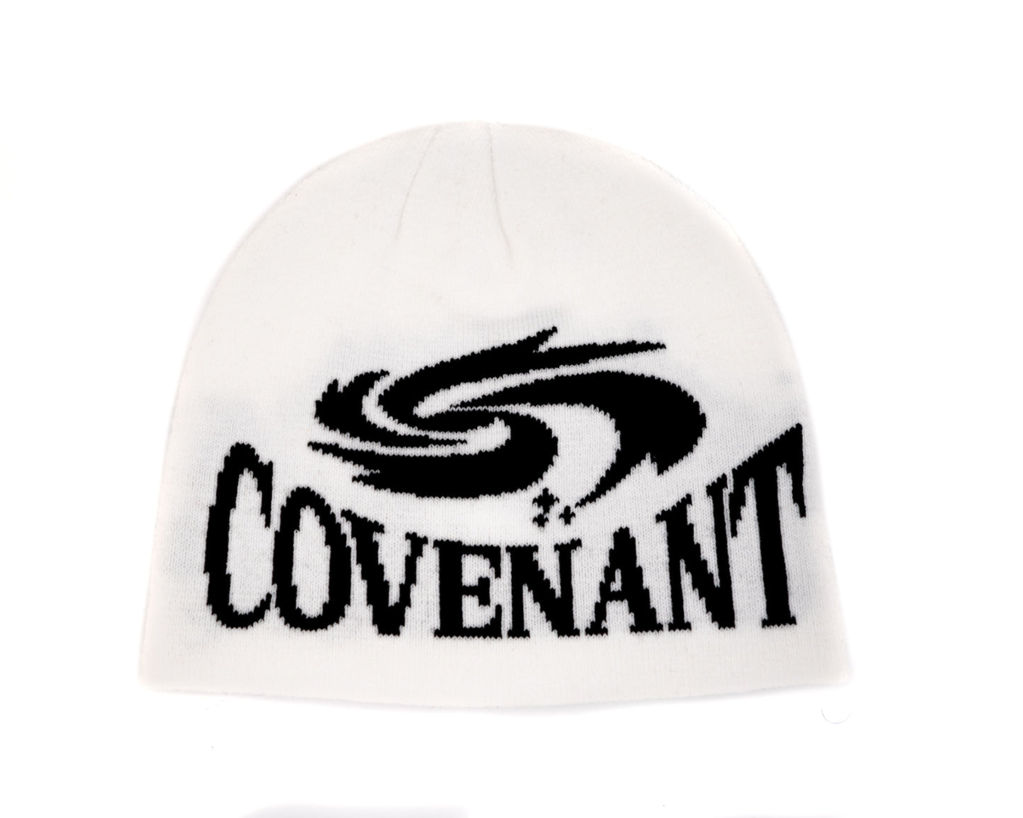 Covenant Beanie Vortex (White & Black)